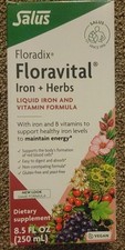 Floradix Iron and Vitamin Formula Liquid 250ml- FOR FATIGUE AND TIREDNESS