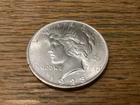 1923 P  90% Silver Peace  Dollar in Circulated Extra Fine +Condition.
