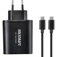 Voltcraft UC-3ACX001 USB LadegeräT 38 W 2X USB-A, 1X USB-C® USB PD Schwarz