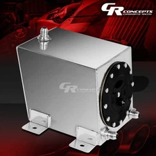 1 GALLON LIGHTWEIGHT POLISHED ALUMINUM BOTTOM FEED GAS FUEL CELL TANK+FOAM