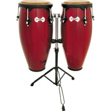 Toca Synergy Conga Set with Stand Red LN