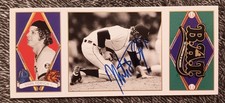 1993 Upper Deck B.A.T. Triple-Folders Mark Fidrych #50 Autograph SSP Freebird