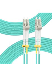 75M 246ft OM3 LC to LC Fiber Patch Cable,10GB/40GB Multimode Duplex 50/125 m