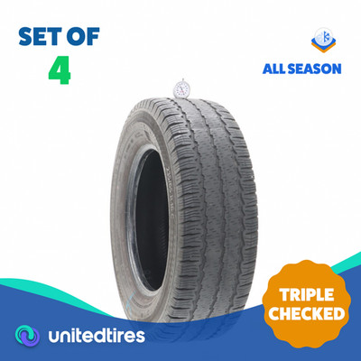 Set of (4) Used 235/65R16C Continental VanContact A/S 121/119R - 5.5-7/32
