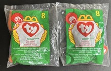  2 Ty Teenie Beanie Babies SCOOP THE PELICAN 1998 McDonald's Happy Meal New