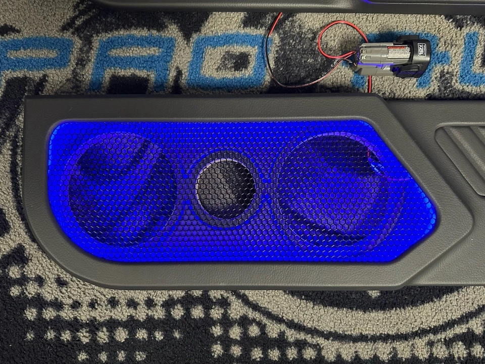 Chevrolet C10 1973 a 1987 panel de puerta delantera personalizado altavoces cápsulas Foto 4 de 4