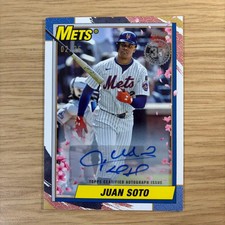 Juan Soto 2025 Topps Update Japan Edition Auto /25 Mets 90J-5 Card 35th Anniv FS