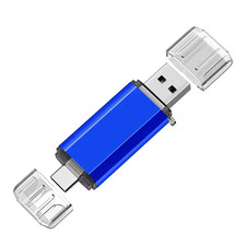 New 2-In-1 Type-C OTG USB Flash Drive - High Speed, 64GB/128GB for Phone/Laptop
