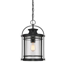 Quoizel BKR1510 Booker 9"W Pendant - Black