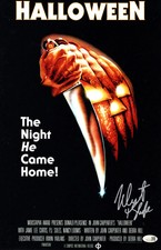 Nick Castle signed 11x17 Poster The Shape Michael Myers Halloween JSA