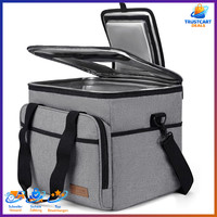 Faltbare KüHltasche 30L Mit 2 KüHlakkus FüR Picknick Reisen Camping Outdoor