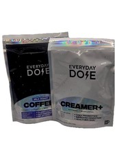 Everyday Dose 7.7oz Mild Roast Mushroom Coffee AND 5.9oz Creamer Collagen 10/27