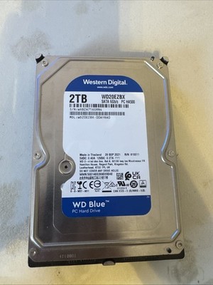 Western Digital Blue (7200RPM, 3.5'', SATA III, 256MB Cache) 2TB Internal...