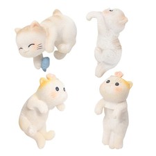 Cartoon Cats Figurines Ornaments for Landscape Supplies for Fish Tanks Aquarium