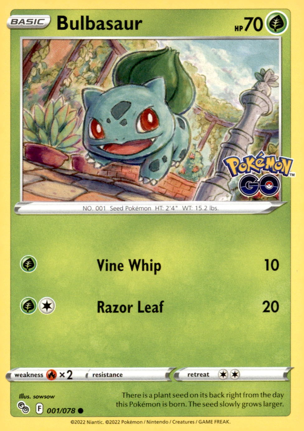 Pokemon GO #001/078 Bulbasaur
