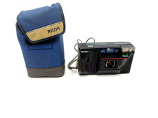 Ricoh AF-505 35 mm Point And Shoot Film Camera with Case - WORKS