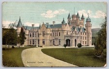 New Orleans Antique United Kingdom Postcard Balmoral Castle Scotland 1916