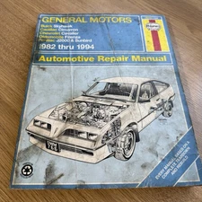 Haynes #766 GM Repair Shop Manual Skyhawk Cimarron Cavalier Firenze 1982-1994