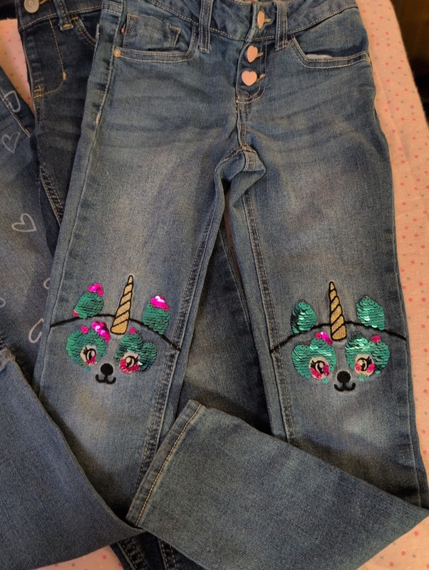 Size 7 Girls Jeans Bundle Vigoss, and Wonder Nation