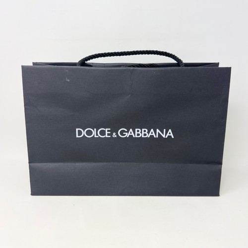 Dolce & Gabbana Black Paper Retail Gift Bag