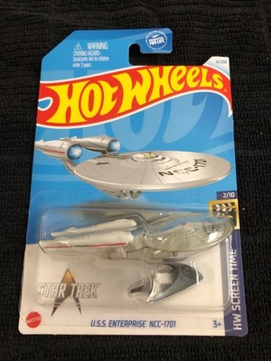 New Mattel Hot Wheels 2/10 HW Screen Time Star Trek U.S.S Enterprise NCC-1701