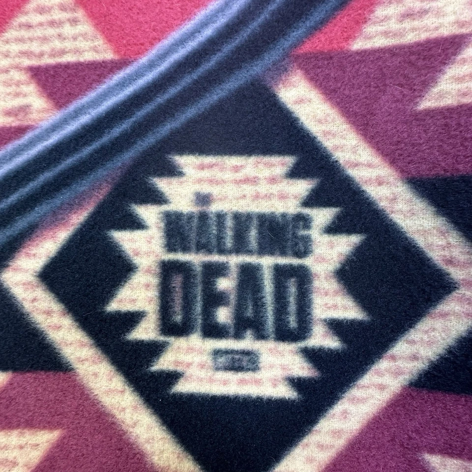 The Walking Dead Daryl Dixon Fleece Poncho Blanket Native American Discontinued - Image 3 of 4