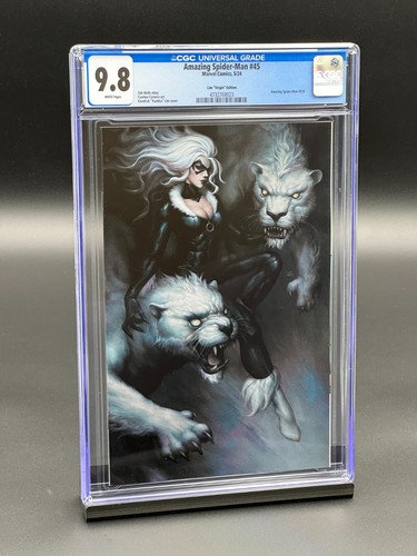 Amazing Spider-Man #45 CGC 9.8 (2024) - Black Cat - Lim Virgin Edition