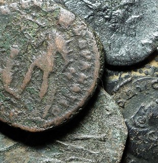 TREASURE HUNT Group lot of 25 Authentic Roman Coins with COA Collectible 15 28mm