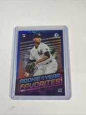LUIS GIL 2022 BOWMAN CHROME ROOKIE OF THE YEAR FAVORITES BLUE MOJO /150 RC RARE
