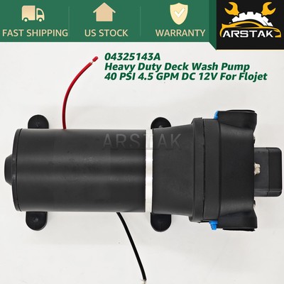 Aftermarket 04325143A 12V Water System Pump 4.5 GPM 40PSI For Flojet BRAND NEW