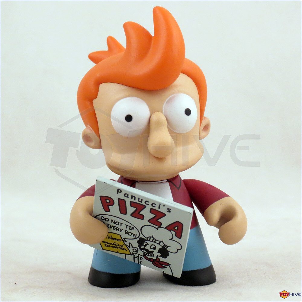 Kidrobot Futurama series 1 Philip J. Fry w/pizza 3-inch vinyl