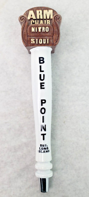Blue Point Long Island Arm Chair Nitro Stout Beer Tap Handle 12.5''
