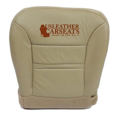2001 Ford Excursion Limited 4X4 Driver Side Bottom Leather Seat Cover Tan 