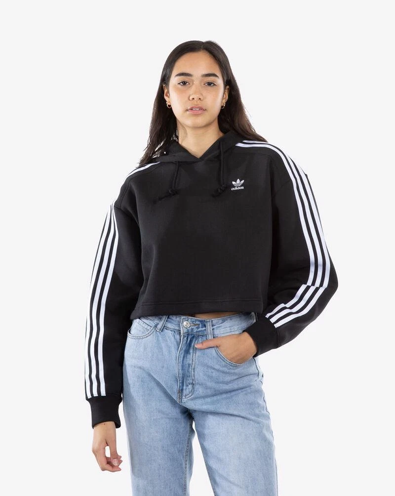adicolor classic crop hoodie