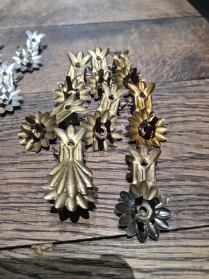 Lot De 14 Porte-bougies Anciens à Pince – Tôle émaillée – Années 1950 – Déco Noël Vintage – Fabriqué En France