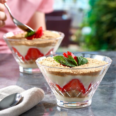 170 ml Pasabahce Glas Eis Servierschalen Schalen 6 Stück Dessert Obst Pudding