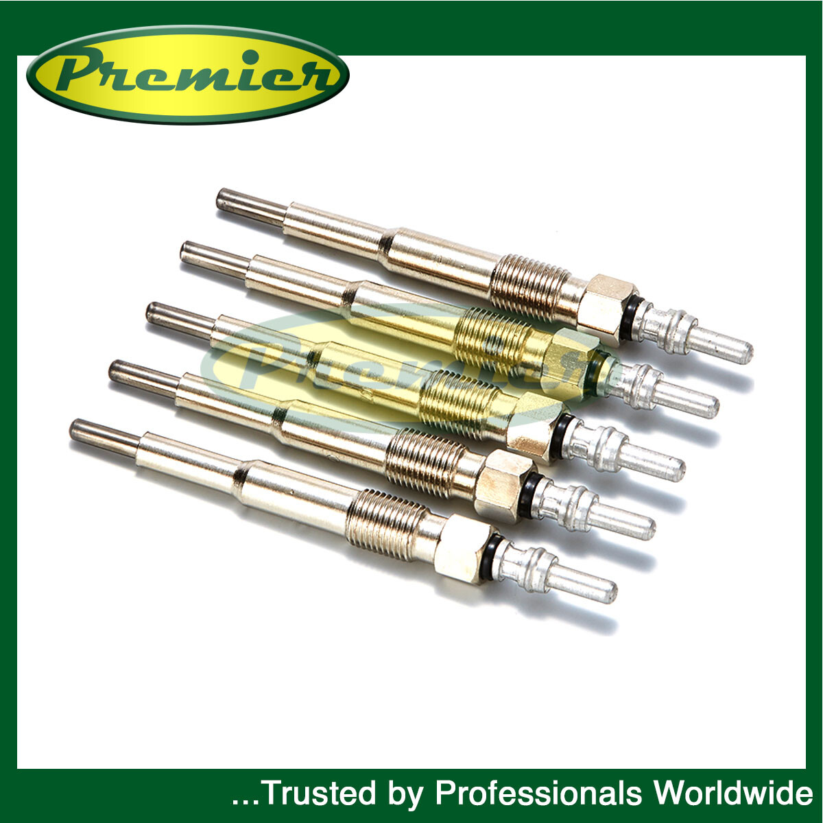 Pack of 5 glow plugs 2.4 D/TD for Transporter T4 - German quality