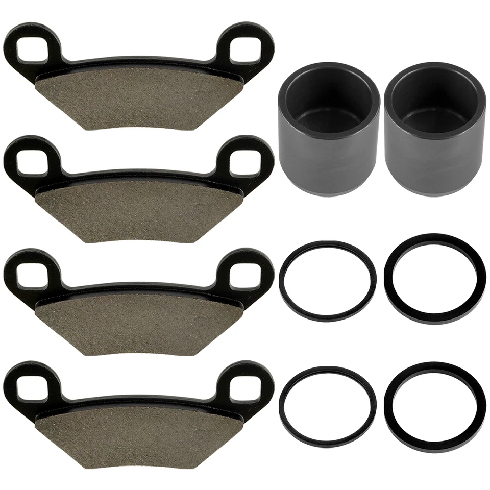 2 Rear Brake Caliper Piston W/Pads For Polaris Sportsman X2 550 2010 2011-2014 - Image 4 of 4