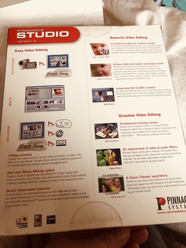 New Pinnacle Studio Version 9 Video Editing Software Creative Movie Making Seal - Picture 5 of 9