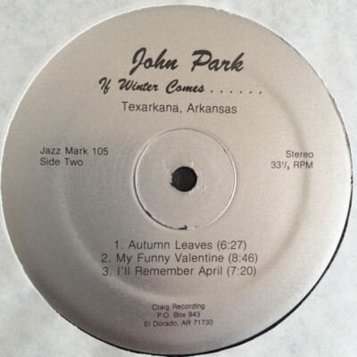 John Park – If Winter Comes John Park - If Winter Comes (LP, Album) (Mint (M