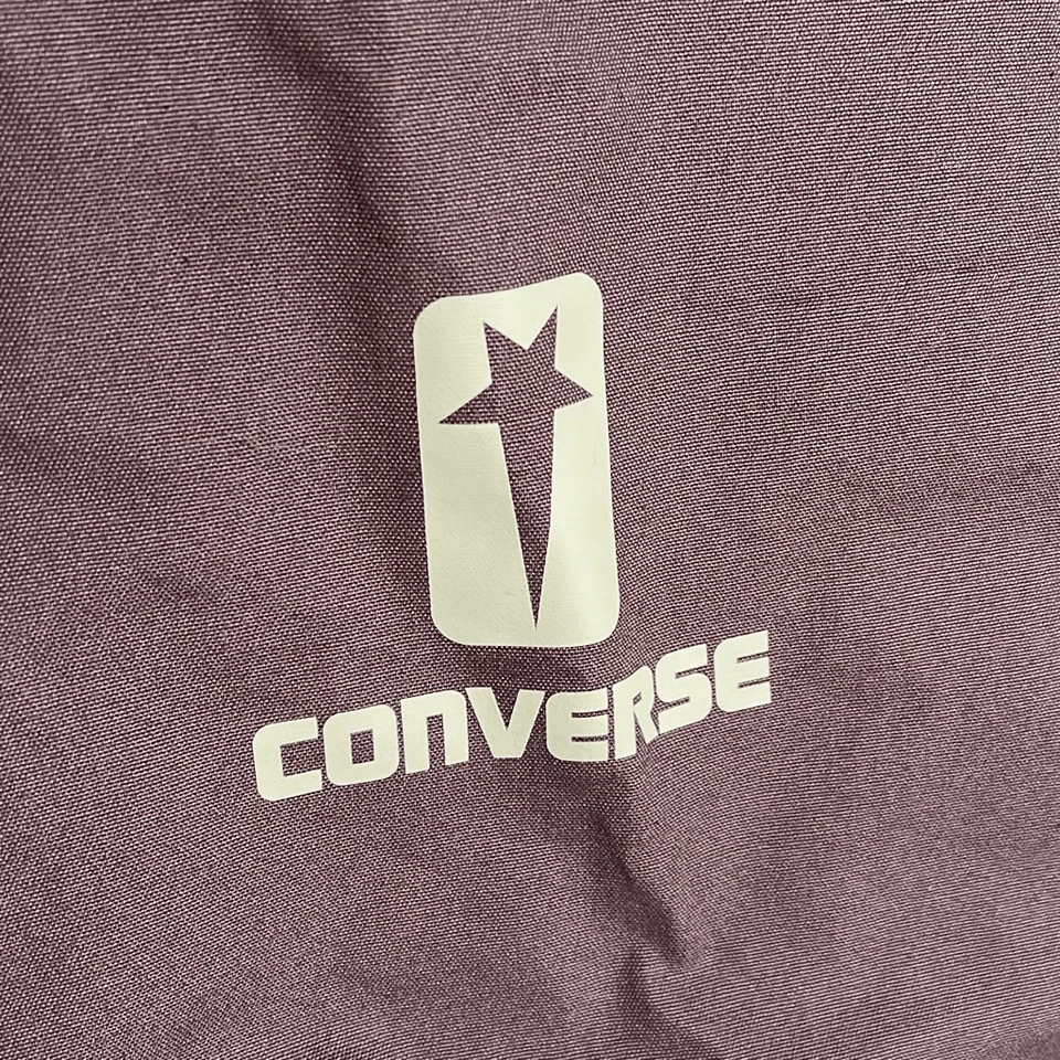 Rick Owens DRKSHDW X Converse NWOT Canvas Double Strap Tote Shoulder Bag Dust OS - Image 4 of 4
