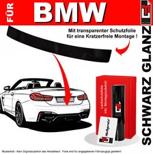Lackschutzfolie Ladekantenschutz für BMW 3er Cabrio E93 2007-2014 Schwarz glanz