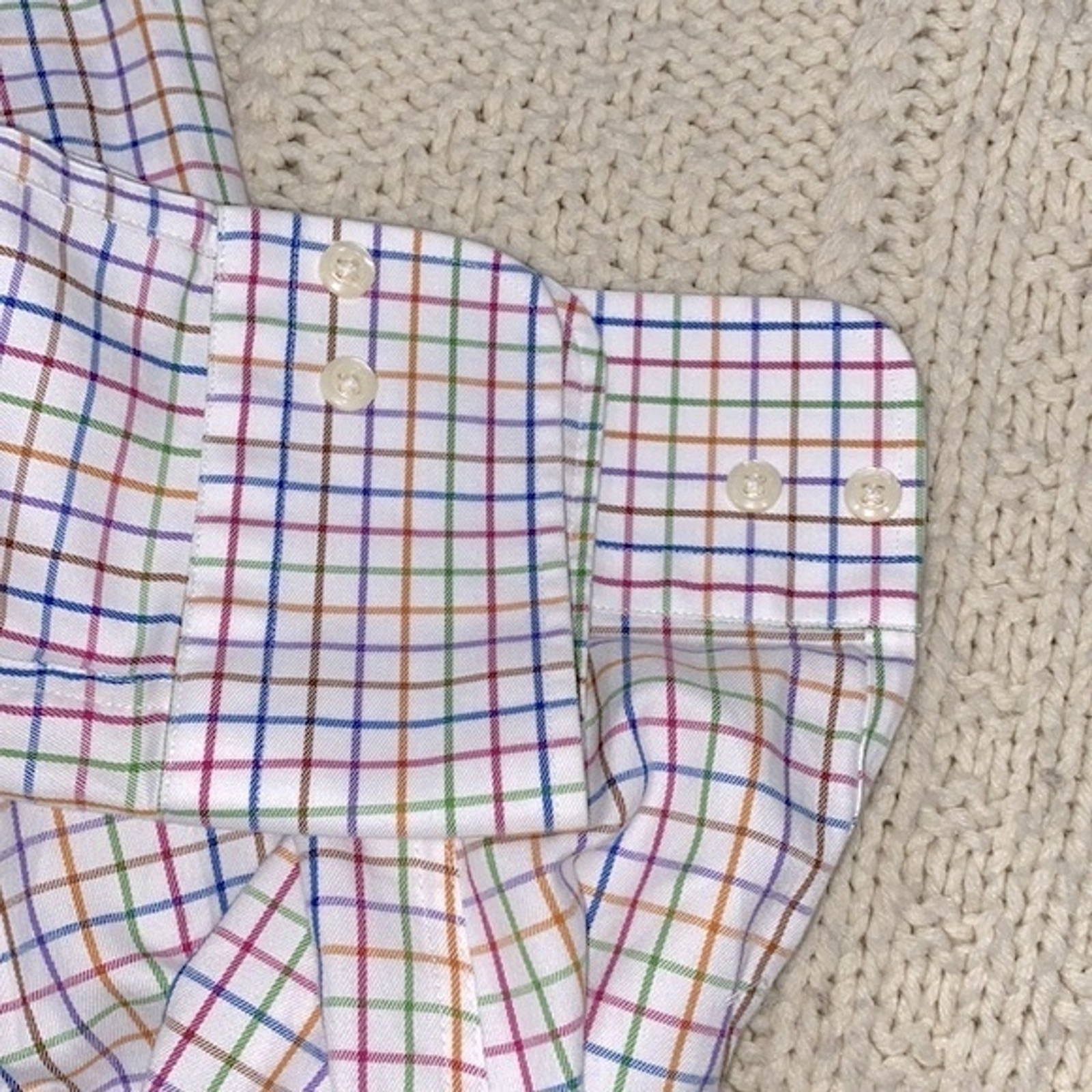 Peter Millar size large button down cotton shirt - image 6