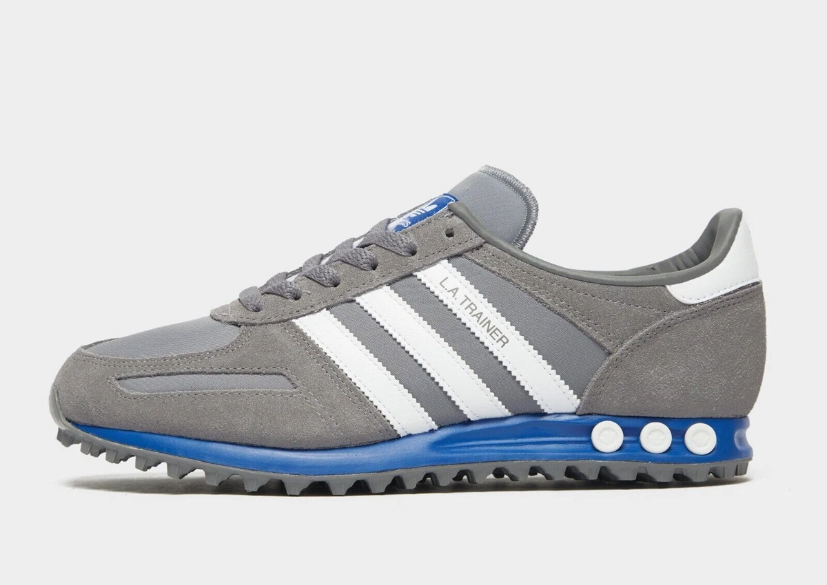 Adidas Originals LA Los Angeles Trainers in Grey / Blue NO ORIGINAL BOX |