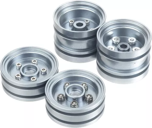 Alu Wheel Rims for Tamiya Grasshopper Hornet Super Champ RC Car Parts - Picture 1 of 5