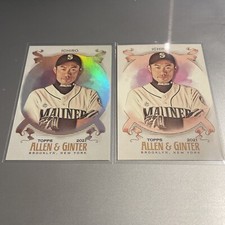 2021 Topps Allen & Ginter ICHIRO SP Silver Foil Hot Box Parallel and BASE