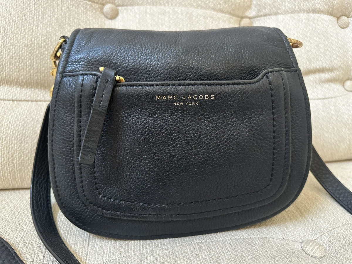 Marc Jacobs M0013049 Black Leather Empire City Mini Messenger