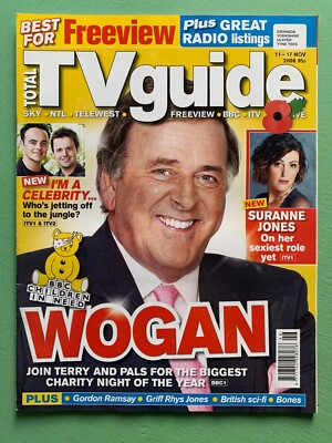 TOTAL TV GUIDE Nov-2006 TERRY WOGAN Gordon Ramsay Suranne Jones I'm a Celebrity