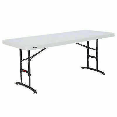 Lifetime 80565 Adjustable Height Folding Utility Table For Sale Online Ebay