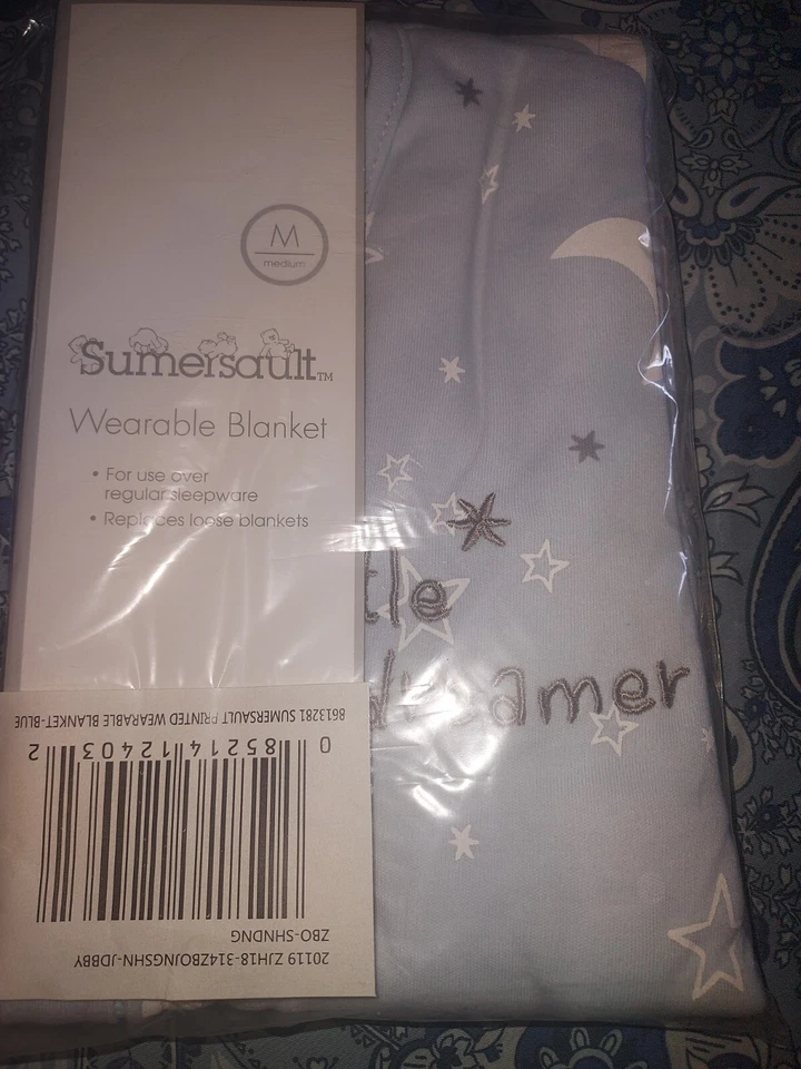 Cobertor azul bebê Summersault 6 a 12 meses - Imagem 4 de 4